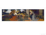 Annunciation, Part of a Predella reproduction procédé giclée par Lorenzo di Credi