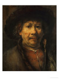 The Small Self-Portrait, circa 1657 Giclee Print by Rembrandt van Rijn 