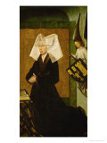 Wife of Nicolas Rolin, Chancellor of the Dukes of Burgundy and Founder of the Hospital in Beaune Giclée-Druck von Rogier van der Weyden