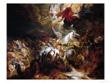 The Defeat of Sanherib, King of Assur Reproduction procédé giclée par Peter Paul Rubens