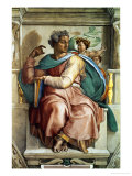 The Sistine Chapel; Ceiling Frescos after Restoration, the Prophet Isaiah Giclée-Druck von Michelangelo Buonarroti 