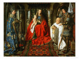 Madonna Adored by the Canonicus Van Der Paele Giclee Print by Jan van Eyck 