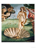 Sandro Botticelli - The Birth of Venus (Venus Anadyomene), Detail Digitálně vytištěná reprodukce