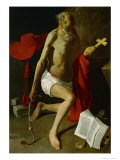Penitence of Saint Jerome (Also Called Saint Jerome with Cardinal's Hat) Giclee Print by Georges de La Tour