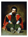 The Court Jester Don Sebastian De Morra, 1643-1644 Giclée-Druck von Diego Velázquez