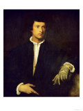 Man with Glove Wydruk giclee autor Titian (Tiziano Vecelli) Man with Glove Wydruk giclee autor Titian (Tiziano Vecelli)