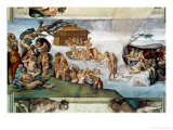 The Sistine Chapel; Ceiling Frescos after Restoration reproduction procédé giclée par Michelangelo Buonarroti 