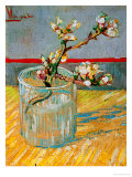 Blossoming Almond Branch in a Glass, c.1888 Giclee Print by Vincent van Gogh