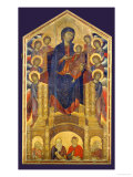 Madonna of the Holy Trinity, Painted Around 1260 for the Church of the Trinity in Florence Reproduction procédé giclée par Cimabue 