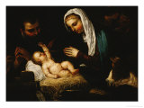 The Holy Family Giclee Print by Jacopo Robusti Tintoretto