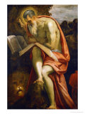 Saint Jerome, 1571-1575 reproduction procédé giclée par Jacopo Robusti Tintoretto