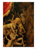 The Damned Plunging into Hell Giclée-Druck von Rogier van der Weyden