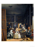 Las Meninas (With Velazquez' Self-Portrait) or the Family of Philip IV, 1656 Giclée-Druck von Diego Velázquez