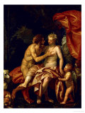 Venus and Adonis, circa 1580 Giclée-Druck von Paolo Veronese