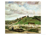 Quarry on Montmartre Reproduction procédé giclée par Vincent van Gogh