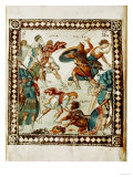 David and Goliath, from the Ms Psalter of Paris Giclee Print