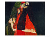 Cardinal and Nun (Liebkosung), 1912 reproduction procédé giclée par Egon Schiele