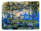 Nymphéas, 1916-1919 Reproduction procédé giclée par Claude Monet