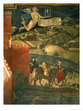 A Hunting Party Giclee Print by Ambrogio Lorenzetti