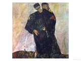 Eremiten (Hermits) Egon Schiele and Gustav Klimt Giclee-vedos tekijänä Egon Schiele Eremiten (Hermits) Egon Schiele and Gustav Klimt Giclee-vedos tekijänä Egon Schiele