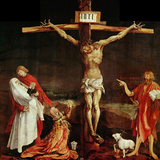 Crucifixion, a Panel from the Isenheim Altar, Limewood (Around 1515) Giclee Print by Matthias Grunewald