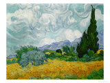 Zypressen Giclée-Druck von Vincent van Gogh