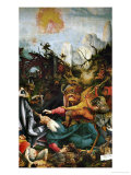 The Temptation of Saint Anthony- a Panel from the Isenheim Altar Reproduction procédé giclée par Matthias Grunewald