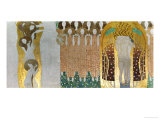 The Beethoven Frieze Gicléedruk van Gustav Klimt The Beethoven Frieze Gicléedruk van Gustav Klimt