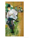 Jane Avril Dancing, 1891 Láminas por Henri de Toulouse-Lautrec Jane Avril Dancing, 1891 Láminas por Henri de Toulouse-Lautrec