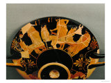 Men and Their Young Lovers, Red-Figured Cup, circa 480 BC Giclee Print by Douris 