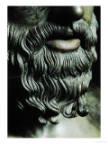 Beard and Lips with Rest of Red Paint: Detail of the Statue of Young Man reproduction procédé giclée par Phidias 