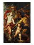 Venus Asking Vulcan to Make Arms for Aeneas Reproduction procédé giclée par Sir Anthony Van Dyck