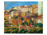 Terrace at Cagnes, 1905 Reproduction procédé giclée par Pierre-Auguste Renoir