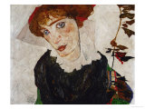 Portrait of Wally, 1912 reproduction procédé giclée par Egon Schiele