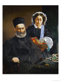 M. and Mme. Auguste Manet, the Painter's Parents, circa 1860 Giclee Print by Édouard Manet