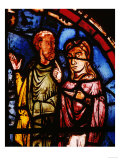 Stained Glass, 13th circa Noah and His Wife Boarding the Ark from the Noah Window Giclee Print