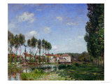 Moret, Bords Du Loing, France Giclee Print by Alfred Sisley