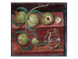 Twig with Peaches, Fresco from Herculaneum, 1st CE Lámina giclée Twig with Peaches, Fresco from Herculaneum, 1st CE Lámina giclée