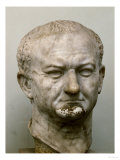 Emperor Vespasian (69-79 CE), Marble Head from Ostia, Italy Reproduction procédé giclée