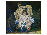 Family, 1918 reproduction procédé giclée par Egon Schiele