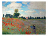 Champ de coquelicots, 1873 Reproduction procédé giclée par Claude Monet