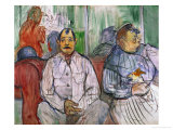 Monsieur, Madame and the Dog, 1893 Lámina giclée por Henri de Toulouse-Lautrec