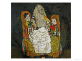 Mother with Two Children, 1915 Giclee Print by Egon Schiele