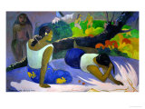 Pleasures of the Evil Spirit, (Arearea No Vareua Ino), 1894 Giclee Print by Paul Gauguin