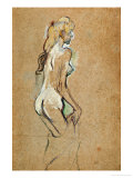 Nude Girl, 1893 reproduction procédé giclée par Henri de Toulouse-Lautrec