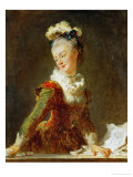 Marie-Madeleine Guimard (1743-1816), Prima Ballerina of the Paris Opera Reproduction procédé giclée par Jean-Honoré Fragonard