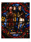 Noah's Sons, Wife and Daughters-In-Law Watch the Building of the Ark, from the Noah Window Giclee Print