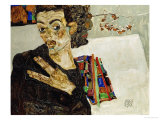 Self-Portrait with Spread Fingers, 1911 Giclée-Druck von Egon Schiele