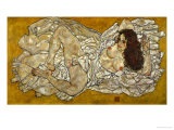 Reclining Woman, 1917 Giclee-vedos tekijänä Egon Schiele Reclining Woman, 1917 Giclee-vedos tekijänä Egon Schiele