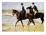 Riders on the Beach, 1903 Giclee Print by Max Liebermann